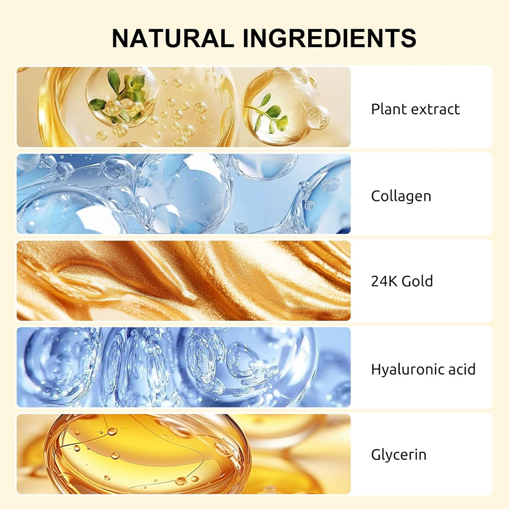 Permotary Under Eye Patches(40 Pairs), Collagen Crystal Eye Mask with Hyaluronic Acid, Under Eye Mask for Dark Circles, Puffy Eyes, Wrinkles, Treatment Skin Care