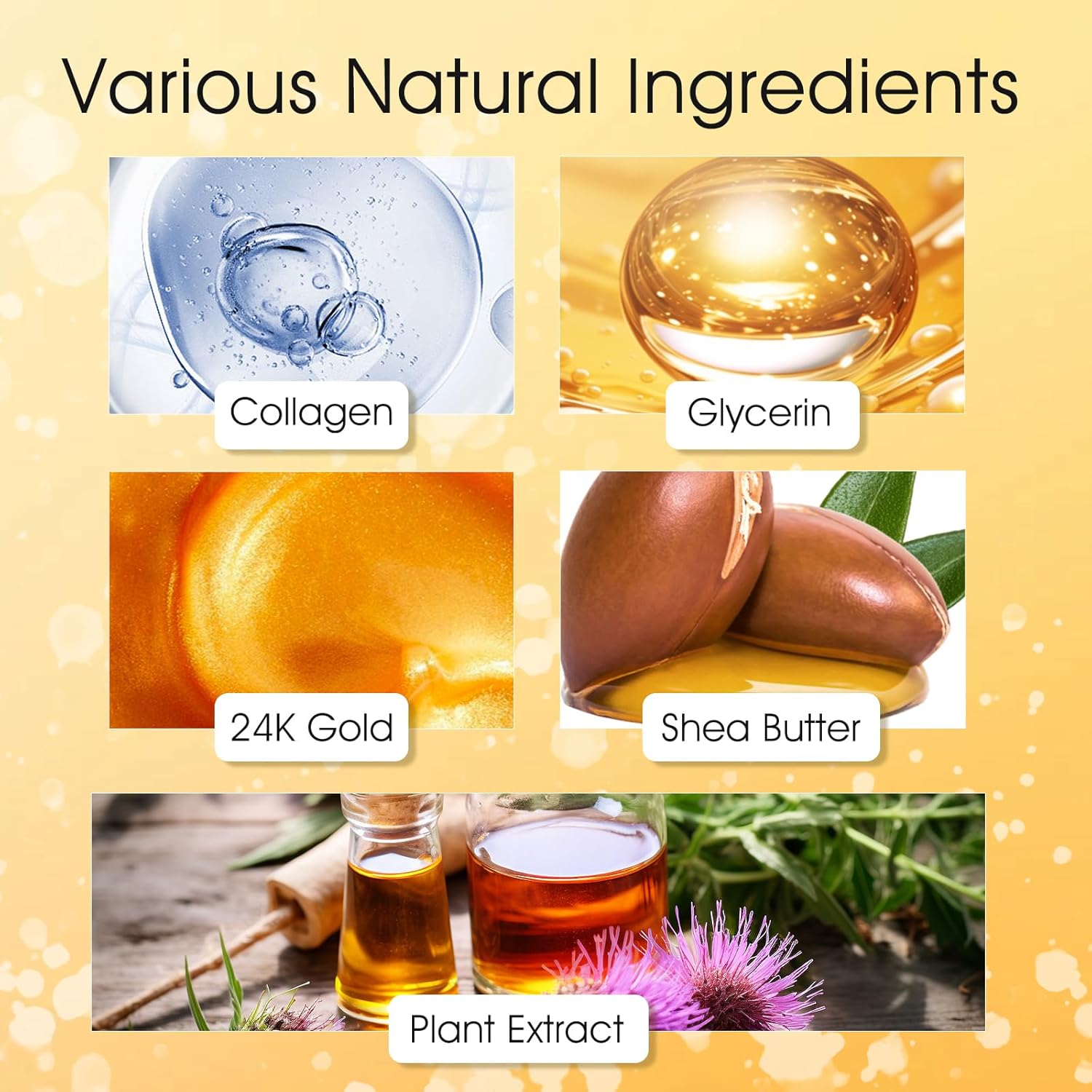 Permotary 20 Pcs Gold Forehead Wrinkle Patches Collagen Forehead Lines Mask Frown Wrinkles Pads with Collagen Boosting Elasticity for Women